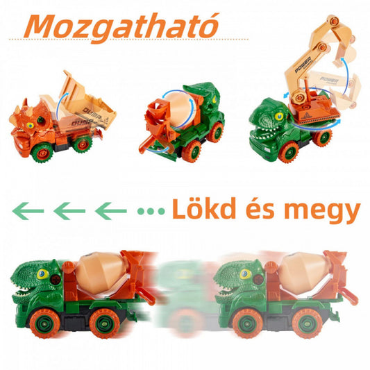 Dínós munkagépek közelről