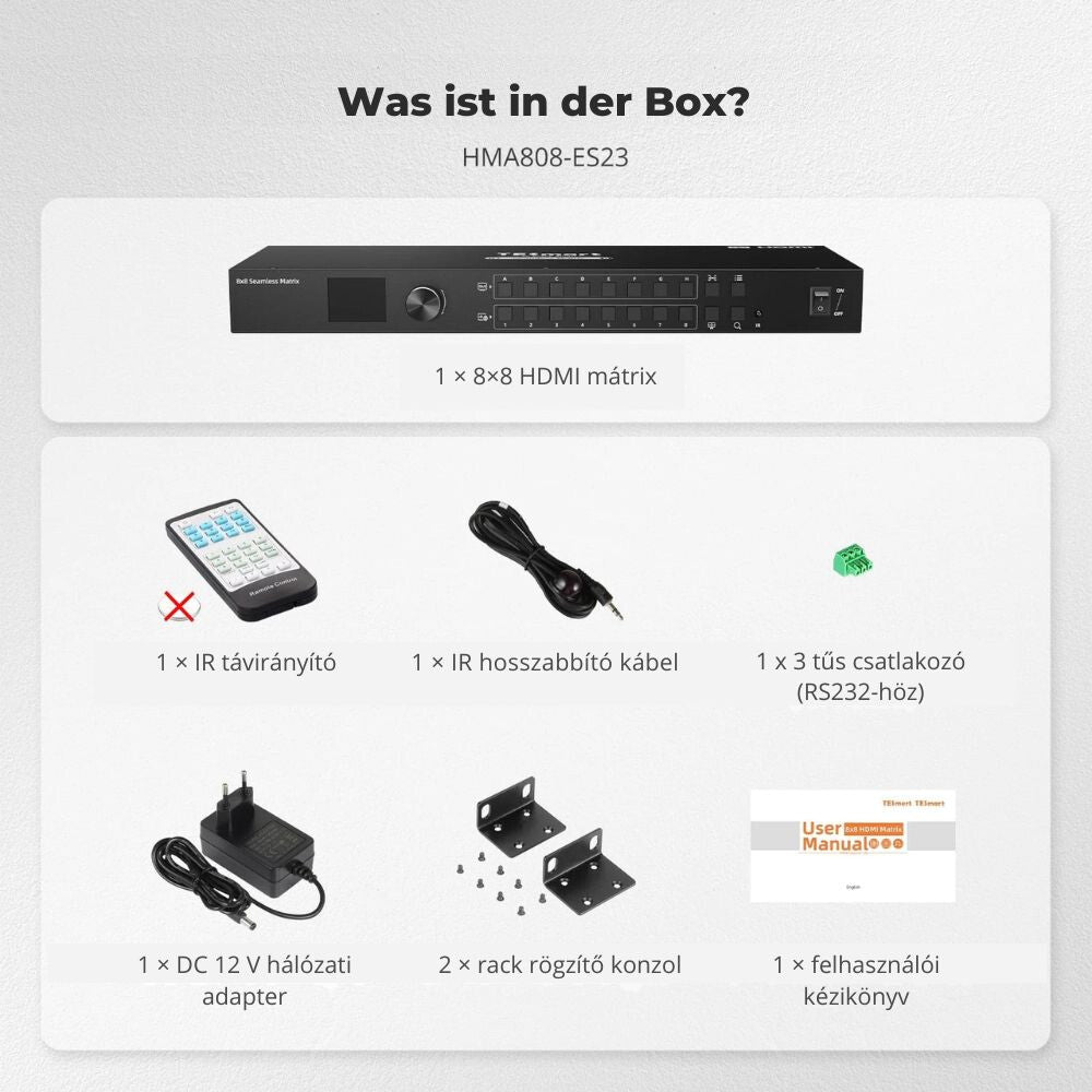 Tesmart 16 portos HDMI switch 8. kép