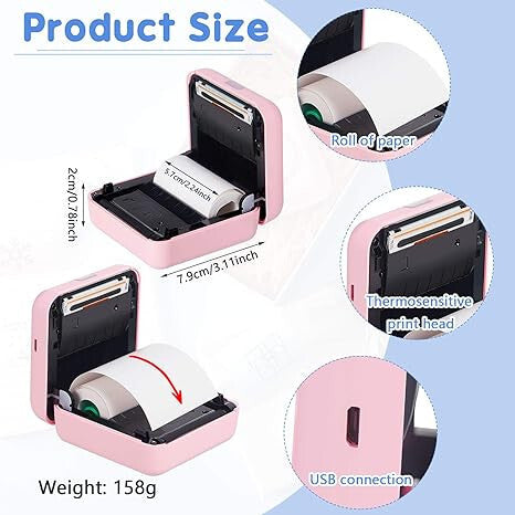 PeriPage mini fotónyomtató közelről