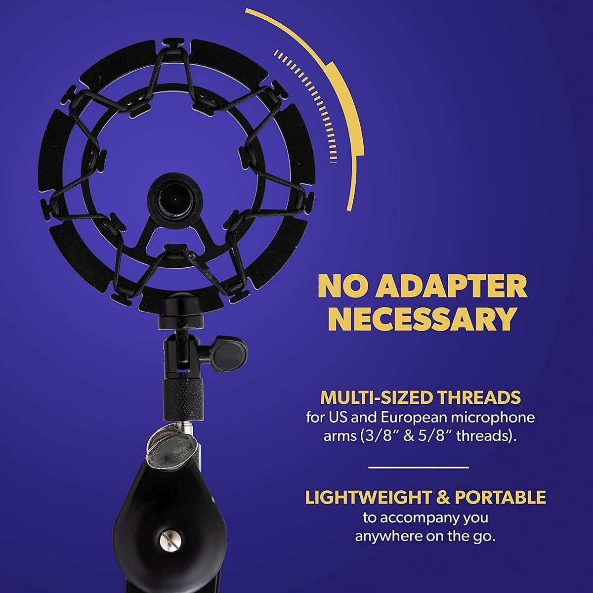 Shock mount mikrofontartó 3. kép