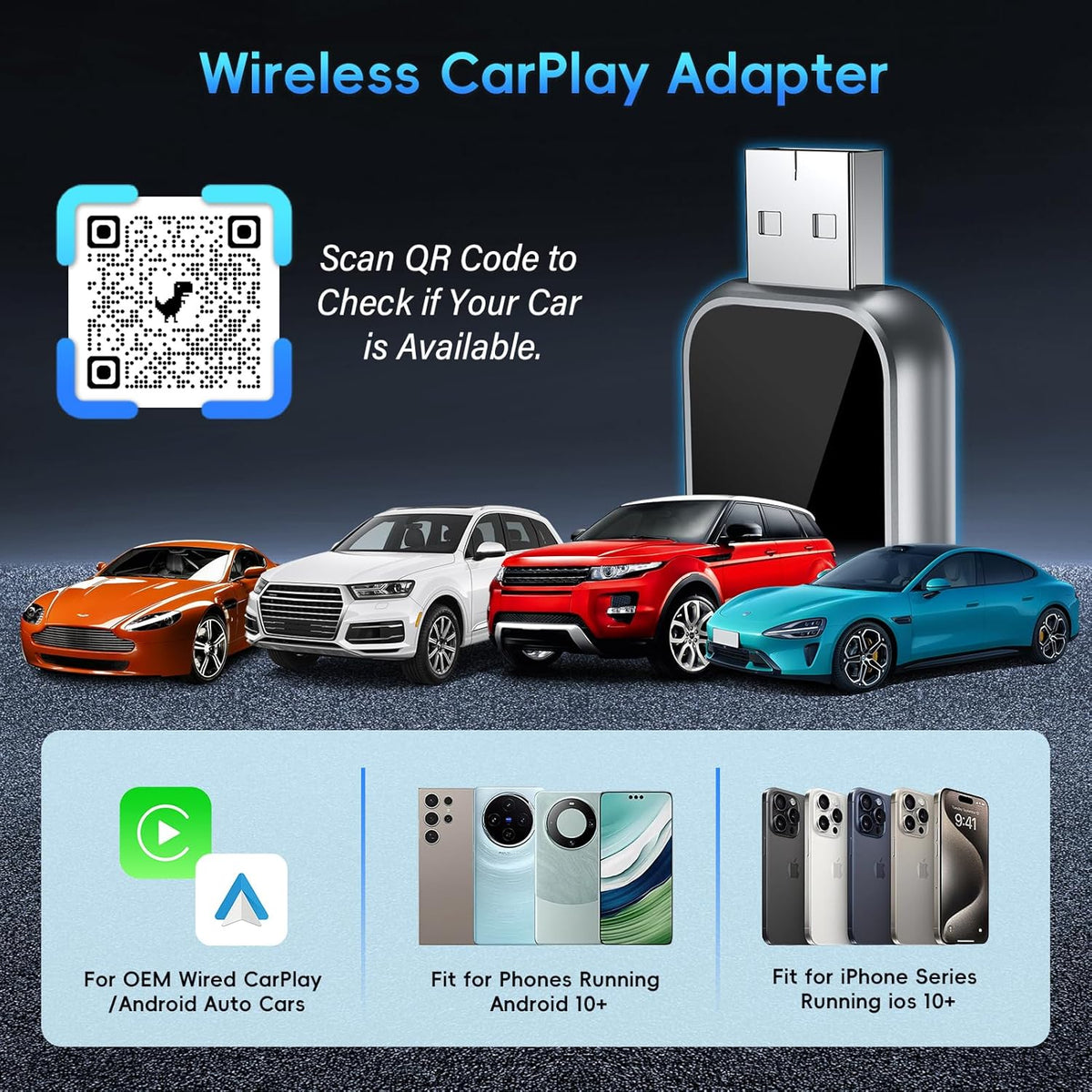 Vezeték nélküli CarPlay adapter 6. kép