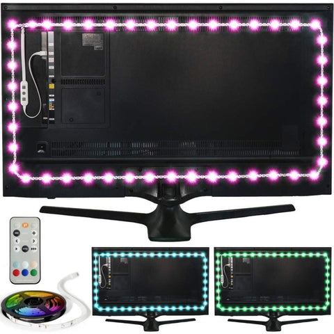 TV backlight LED strip, RGB color-changing, Luminoodle
