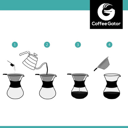 Pour over kávékészítő 3. kép