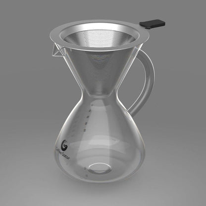 Pour over kávékészítő közelről