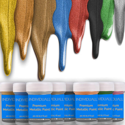 Metál akrilfesték készlet 8x20 ml fára, fémre, üvegre és vászonra