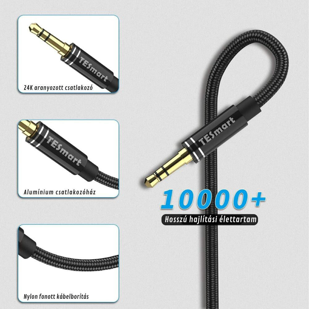3,5 mm jack hosszabbító kábel 2. kép
