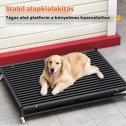 Gurulós fém kutyaketrec 10. kép