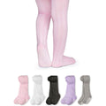 White, Pink, Purple, Gray and Black - 12-36 Months (5 Pairs)