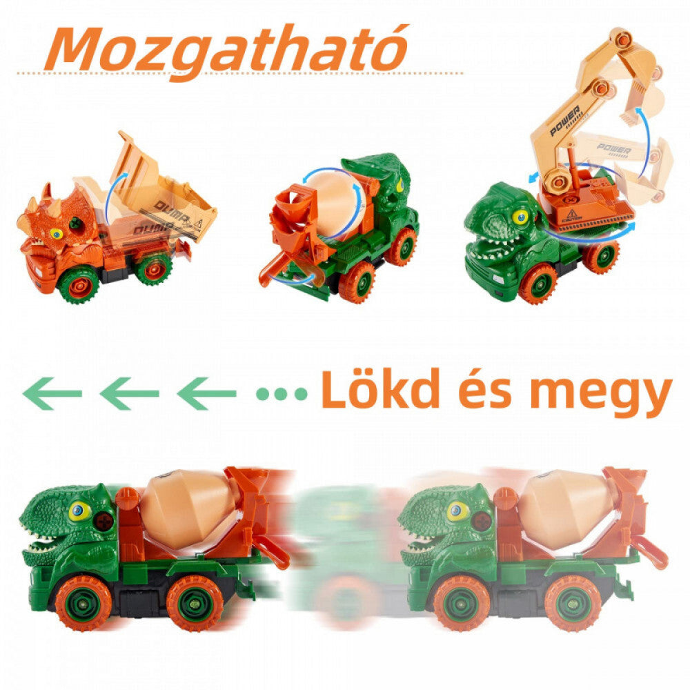 Dínós munkagépek közelről
