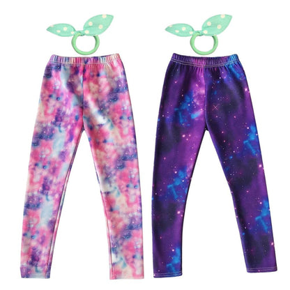 Gyerek thermo leggings 2 db, galaxis mintás, polár béléssel