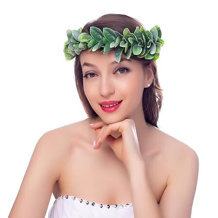 Levélmintás női fejpánt 4. kép