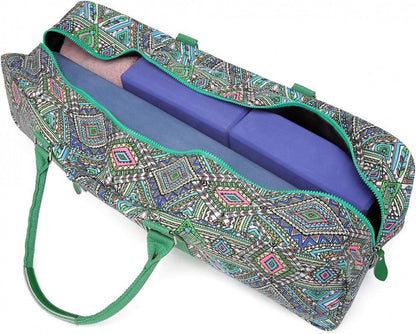 Boho mintás jógatáska más szögből