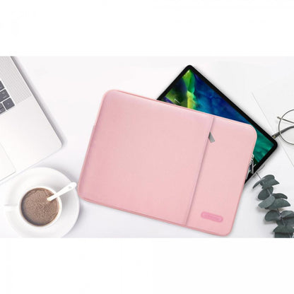 Rózsaszín laptop táska részletei