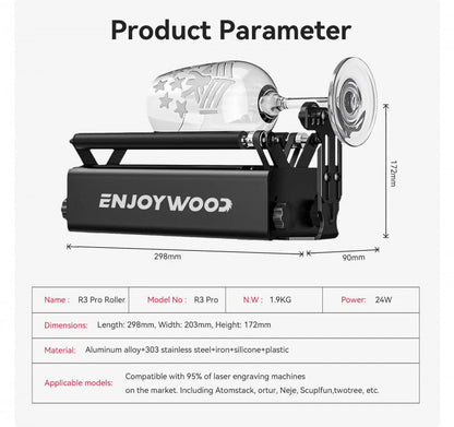 Enjoywood R3 Pro forgótengely 6. kép