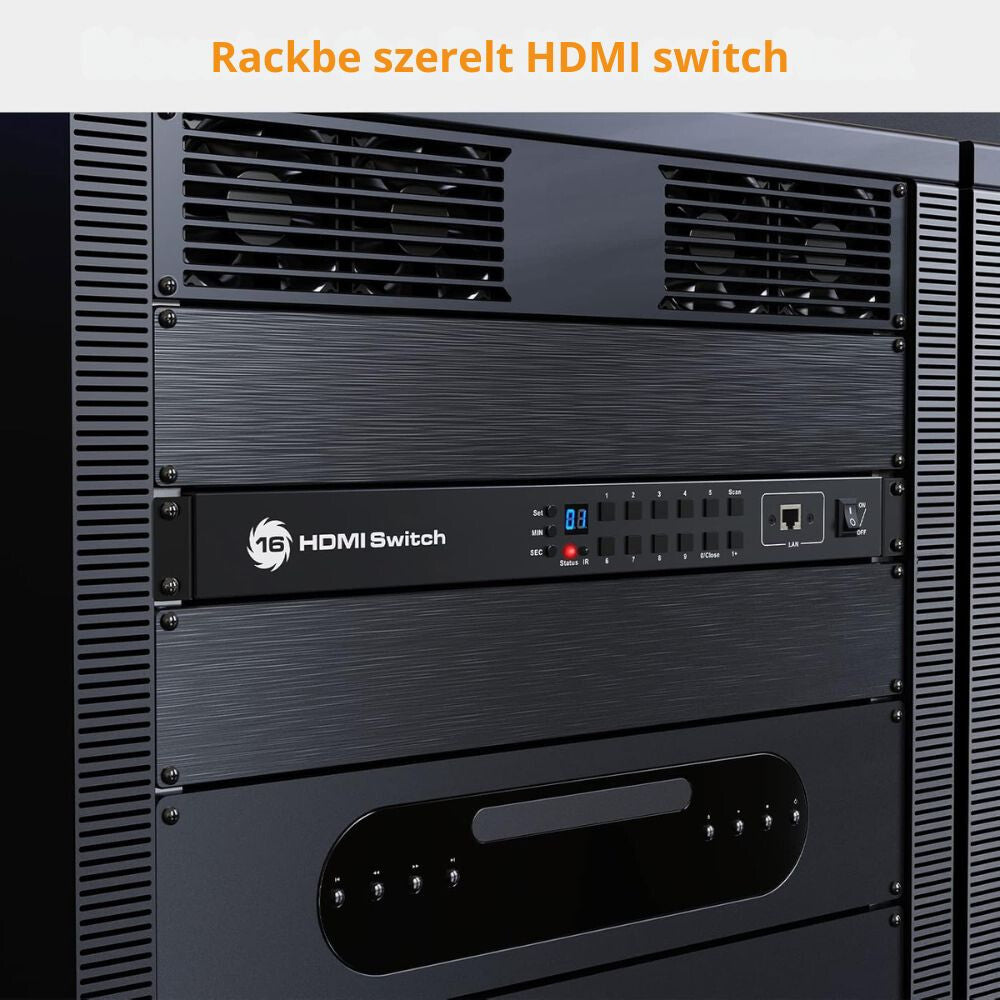 Tesmart 16 portos HDMI switch 7. kép