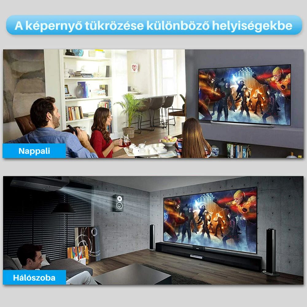 Tesmart HDMI elosztó 1×2 fekete 5. kép