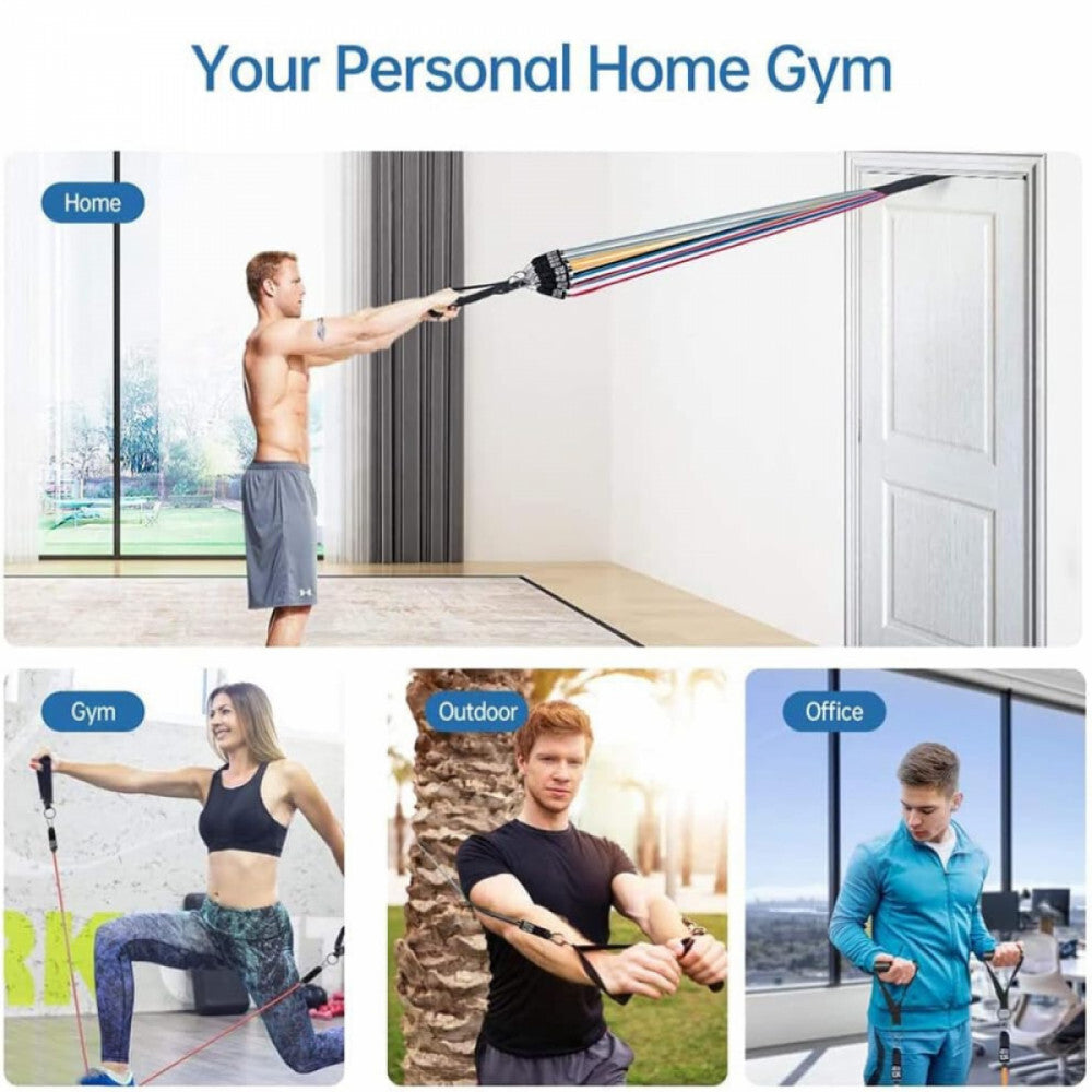 Fitnesz gumikötél készlet 5. kép