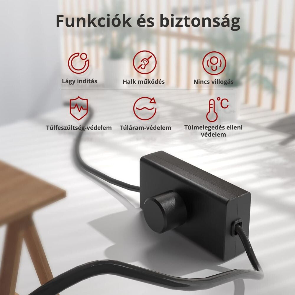 Kábelre szerelhető dimmer 6. kép