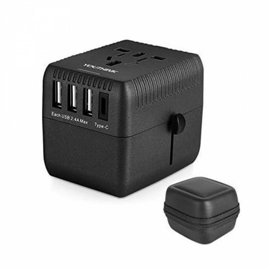 Amoner hálózati töltő USB-C, 3 porttal gyors töltéshez