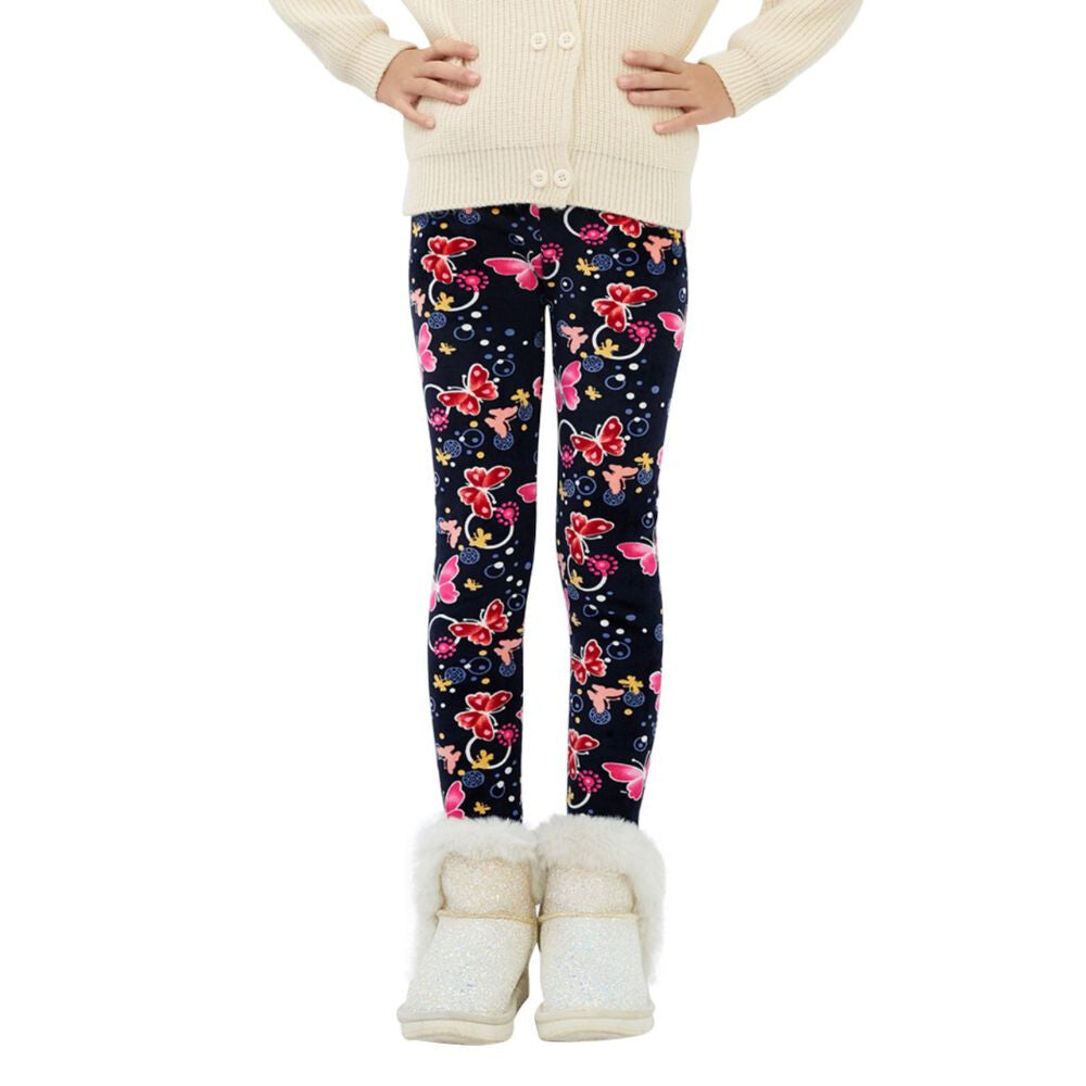 Pillangós és szívecskés gyerek leggings 5. kép