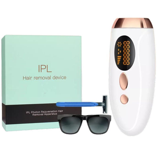 IPL szőrtelenítő otthoni használatra, fehér-bronz