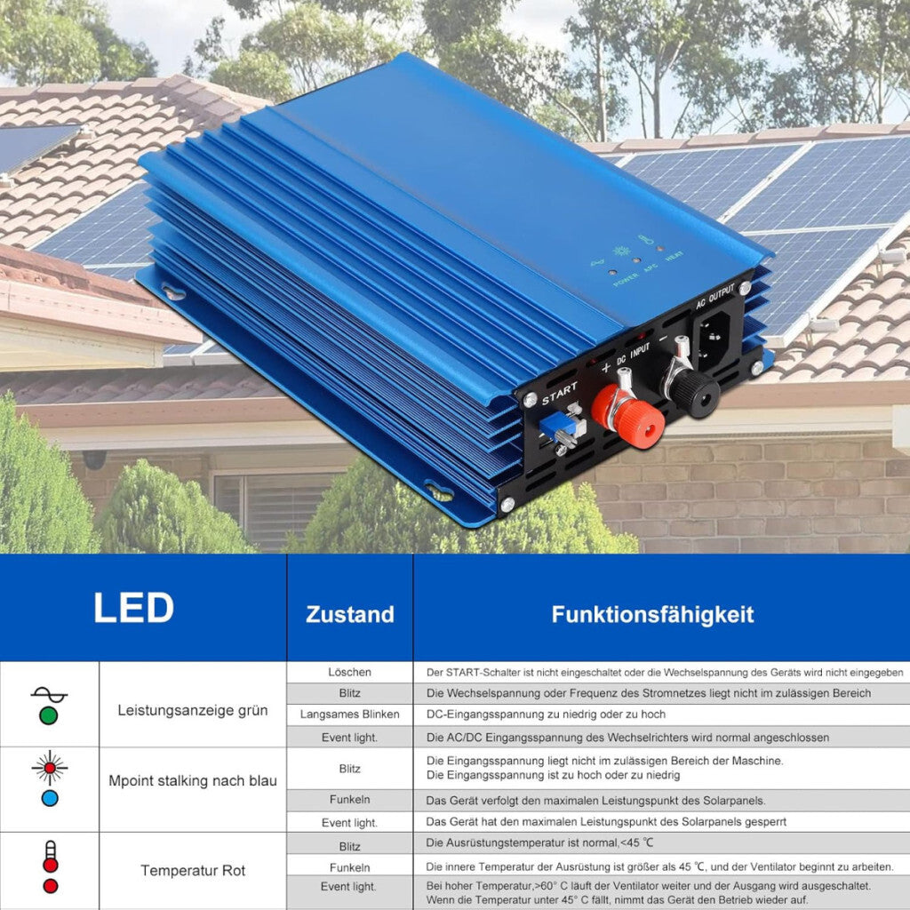 500 W MPPT napelemes inverter 6. kép