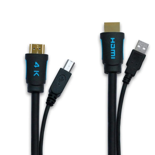 KVM kábel 2 az 1-ben, HDMI és USB-A, USB-B, Tesmart