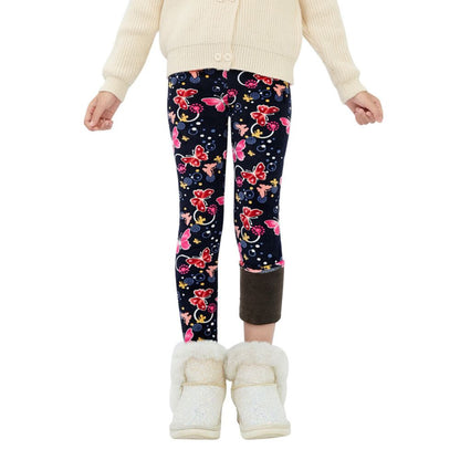 Pillangós és szívecskés gyerek leggings 4. kép