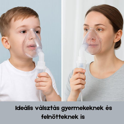 Inhalátor maszk közelről