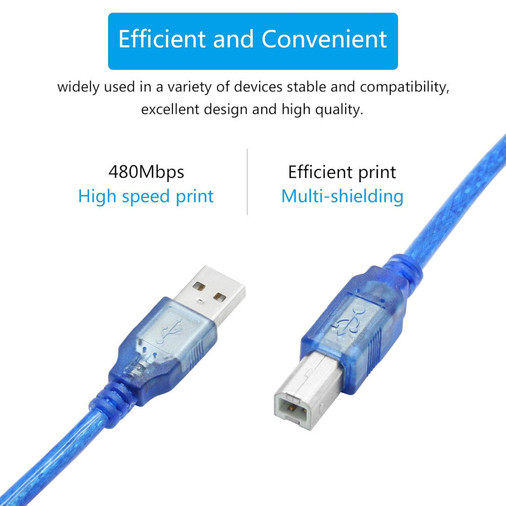 USB-B nyomtatókábel 3 m 6. kép