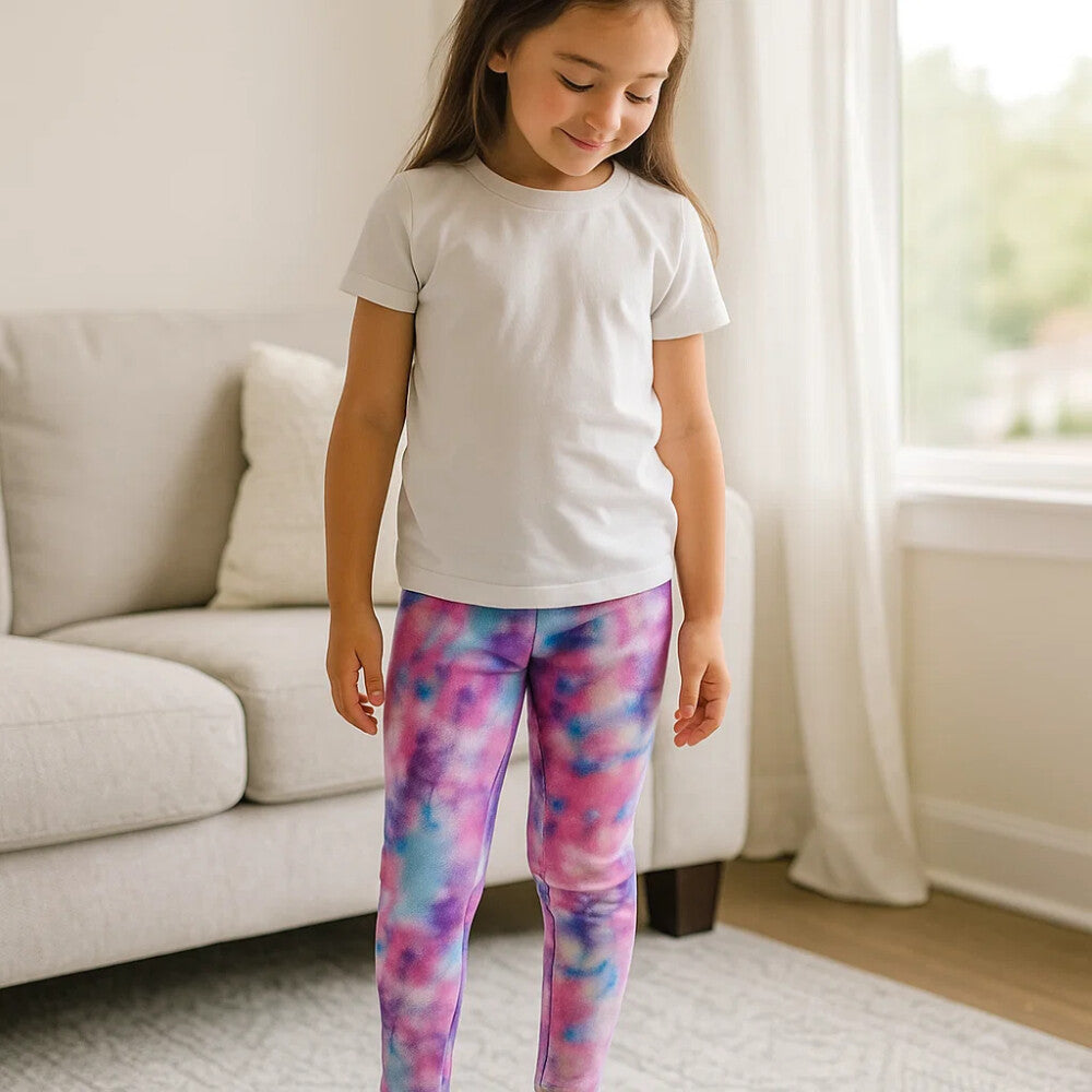 Galaxis mintás gyerek leggings 4. kép