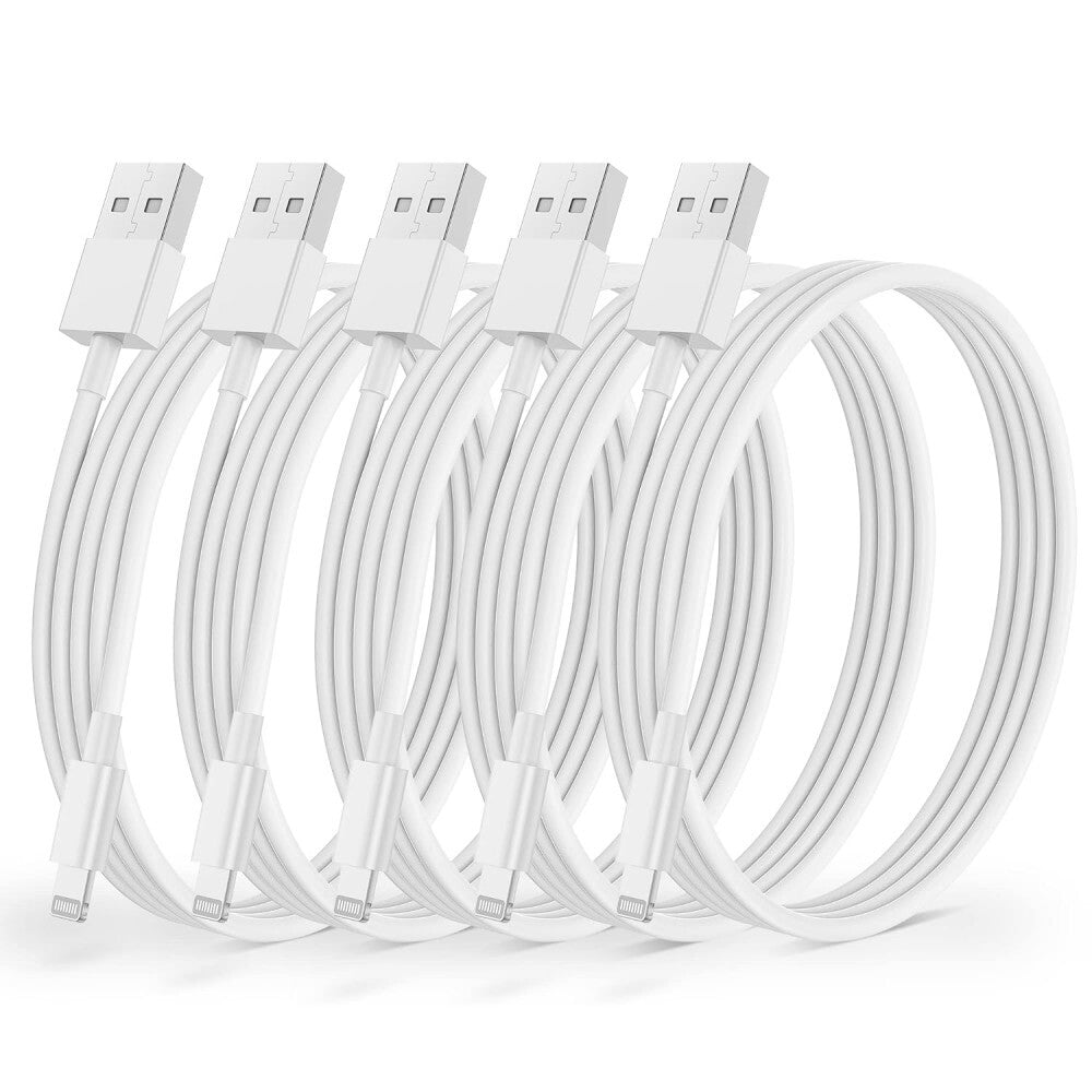 Lightning kábel és adapter csomag iPhone-hoz, 5 darabos, fehér