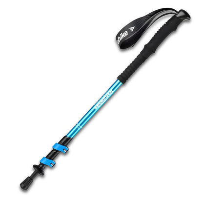 Túrabot alumínium, 3 részes, 61-135 cm, kék