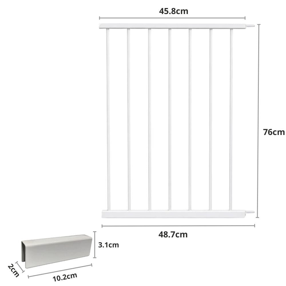 Biztonsági kapu toldalék 45 cm 5. kép