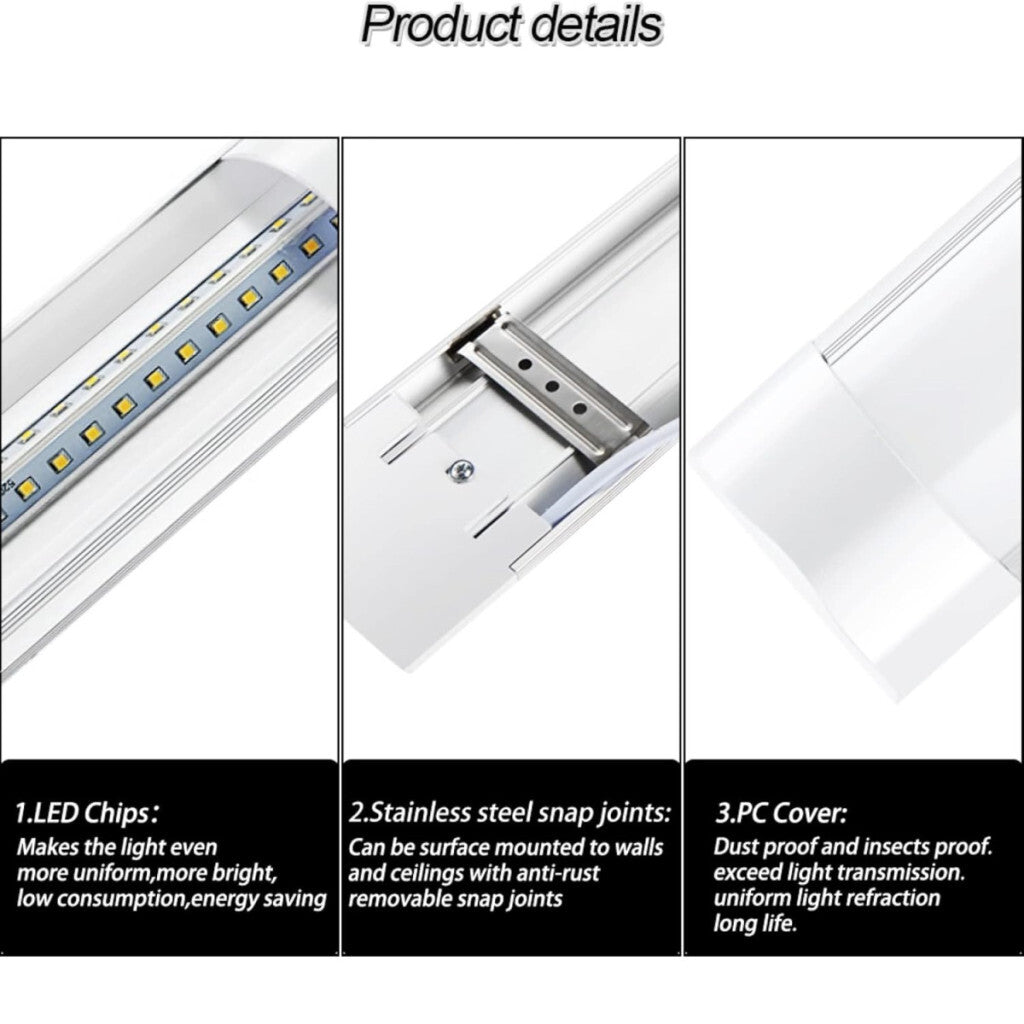 LED fénycső 120 cm részletei