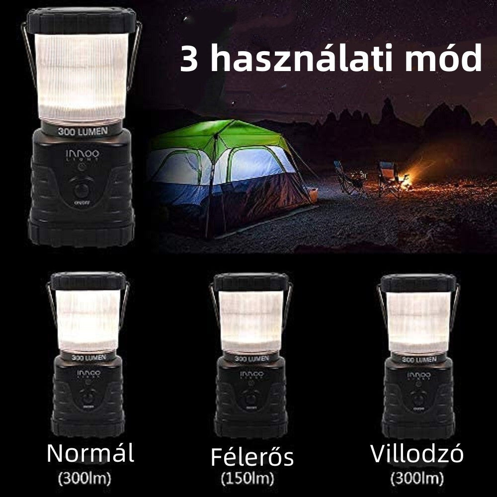 Kempinglámpa hordozható LED 4. kép