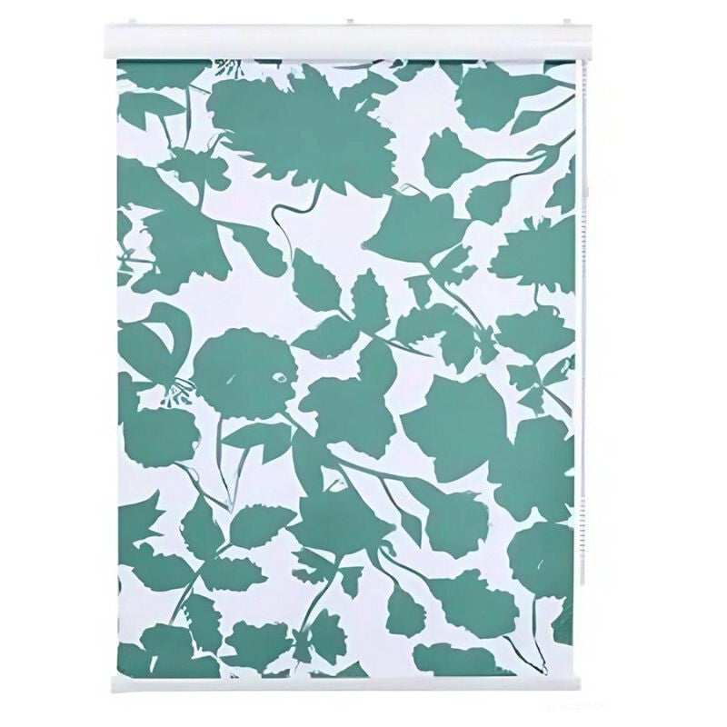 Zöld mintás blackout roló 78×140 cm