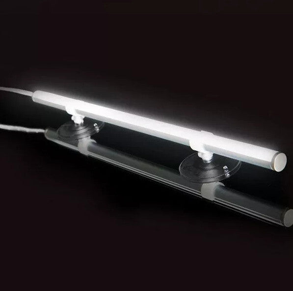 LED kozmetikai tükör 30 cm, asztali és falra rögzíthető