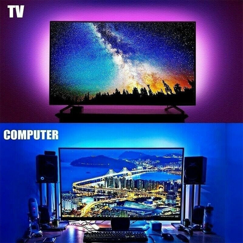 TV LED szalag 4 × 0,5 m részletei