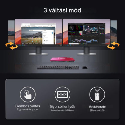 Tesmart KVM switch 2 monitor 5. kép