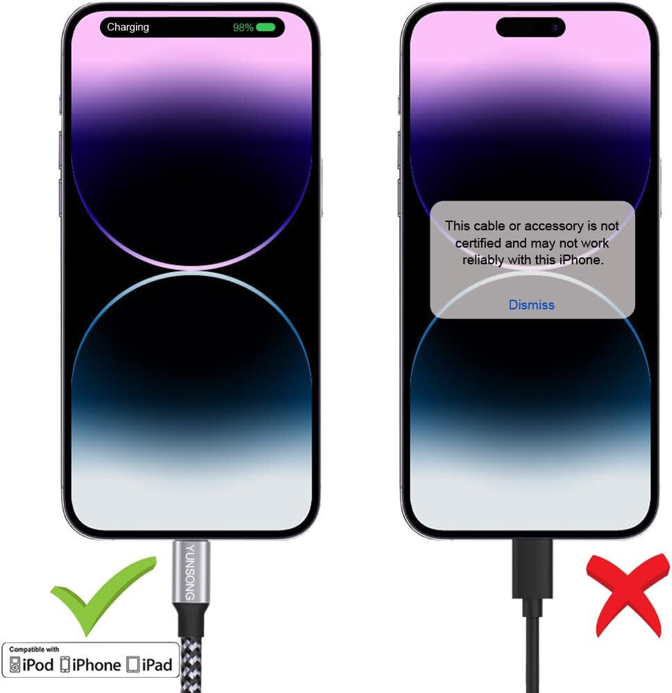MFi fonott Lightning kábel 4. kép