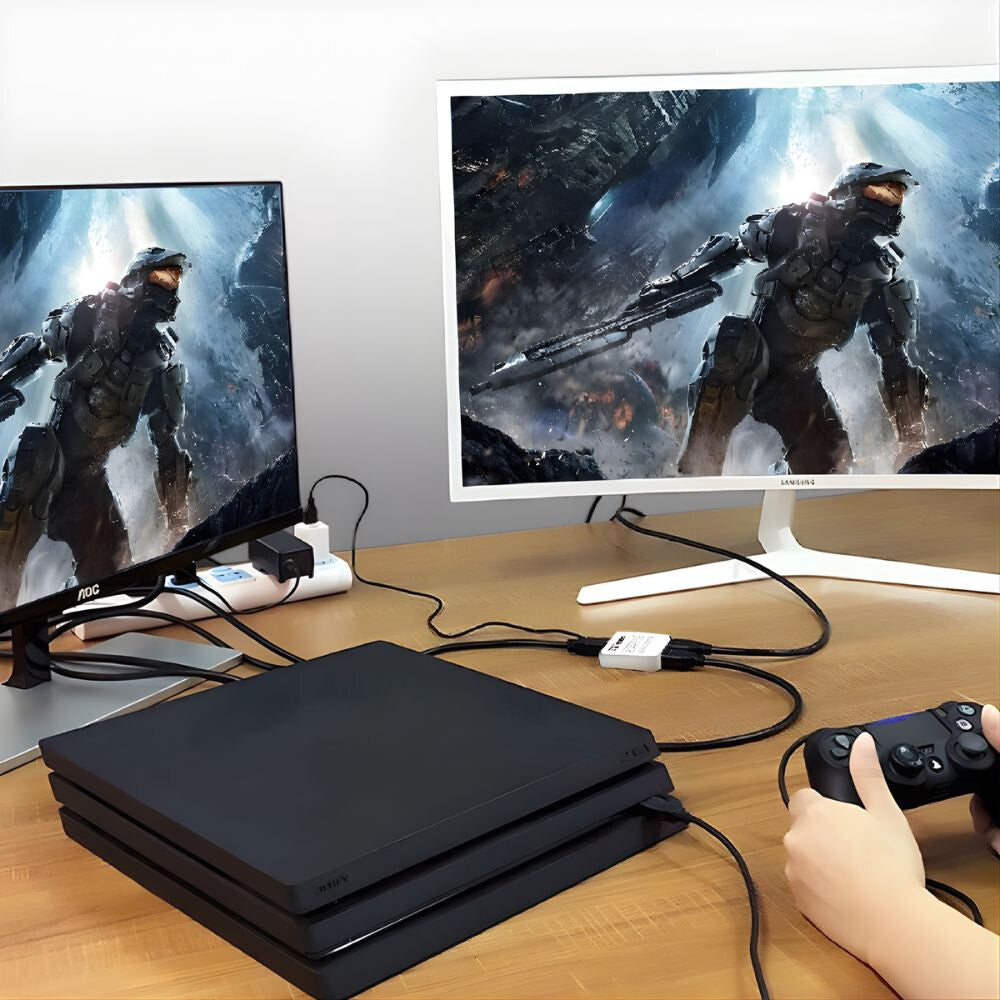 Tesmart HDMI elosztó 1×2 fehér 6. kép