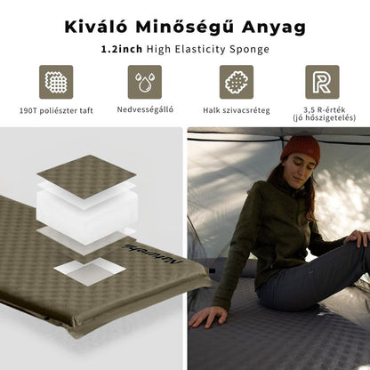Kempingmatrac felfújható más szögből