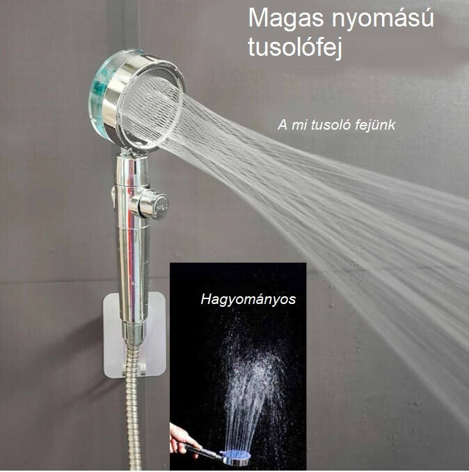 Víztakarékos zuhanyfej szűrővel 8. kép