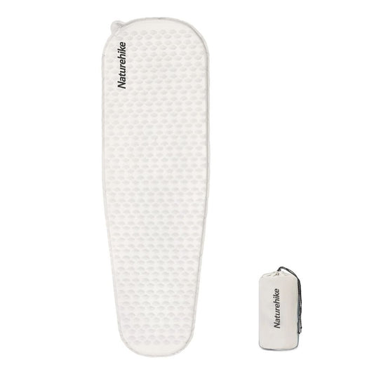 Felfújható matrac kempingezéshez, 3,5 cm, 490 g, világosszürke