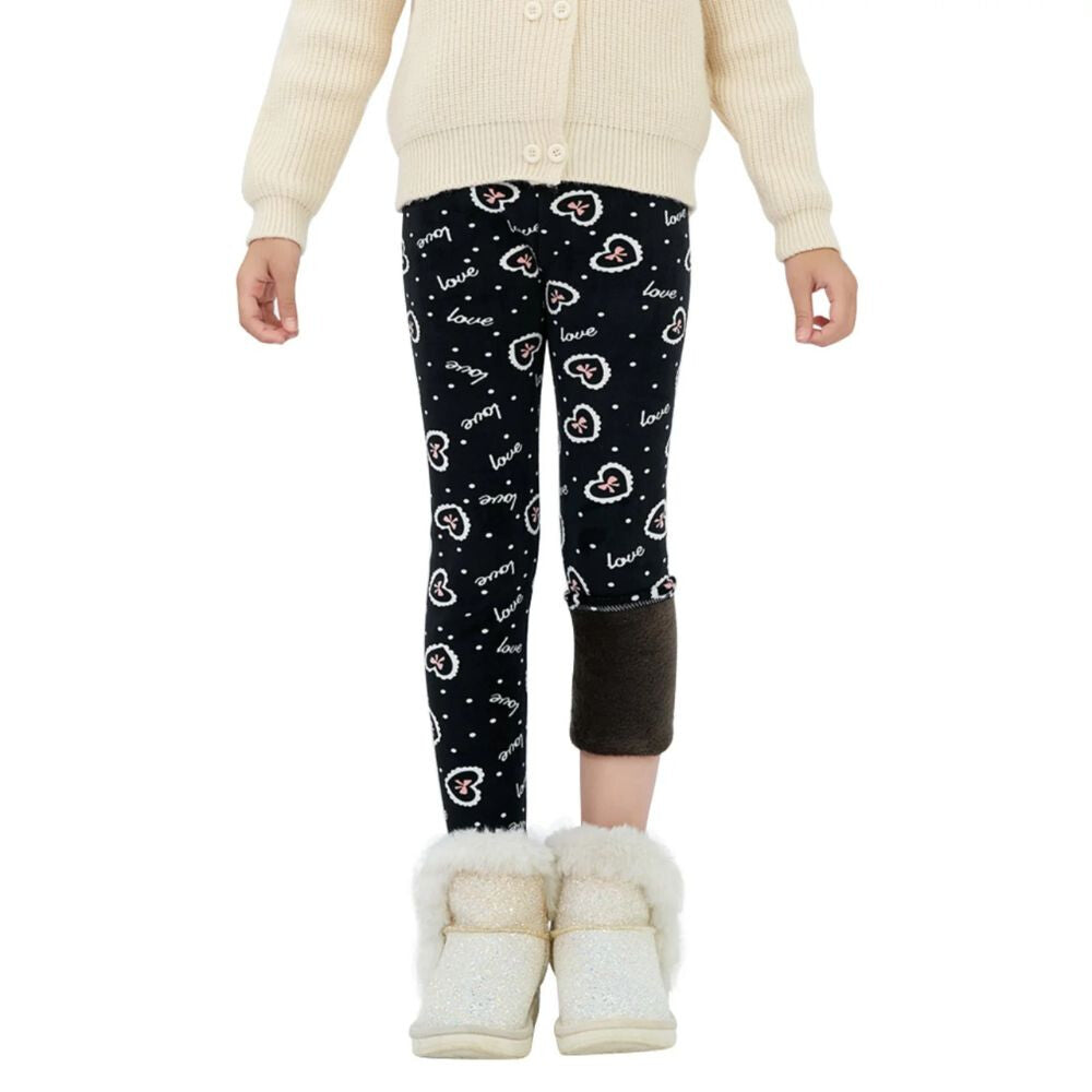 Pillangós és szívecskés gyerek leggings 6. kép