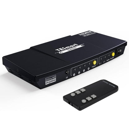 HDMI switch 4K 4 bemenet 1 kimenet, HDR10, Dolby Vision, Tesmart