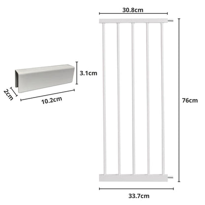 Biztonsági kapu toldalék 30 cm 5. kép