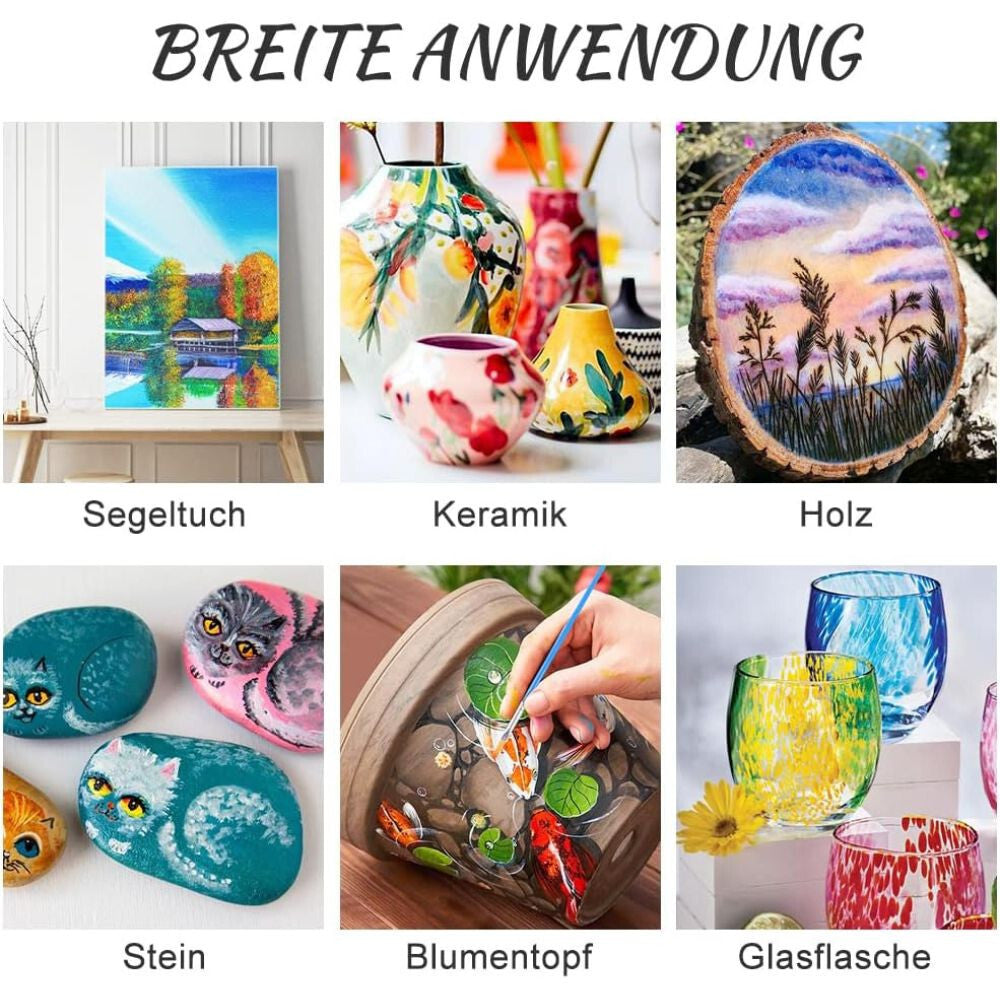 Akrilfesték készlet más szögből