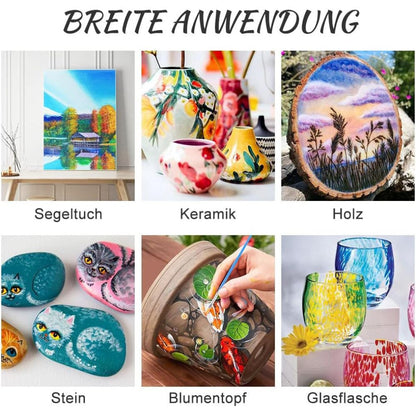 Akrilfesték készlet más szögből